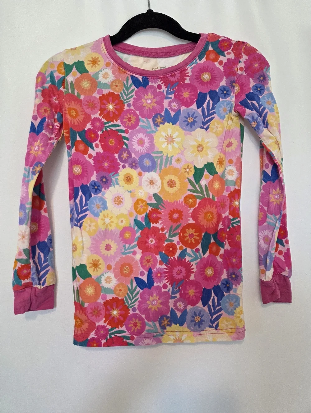 Little Sleepies Bamboo Viscose Pajama Tops Rainbow Blooms And Leaping Love